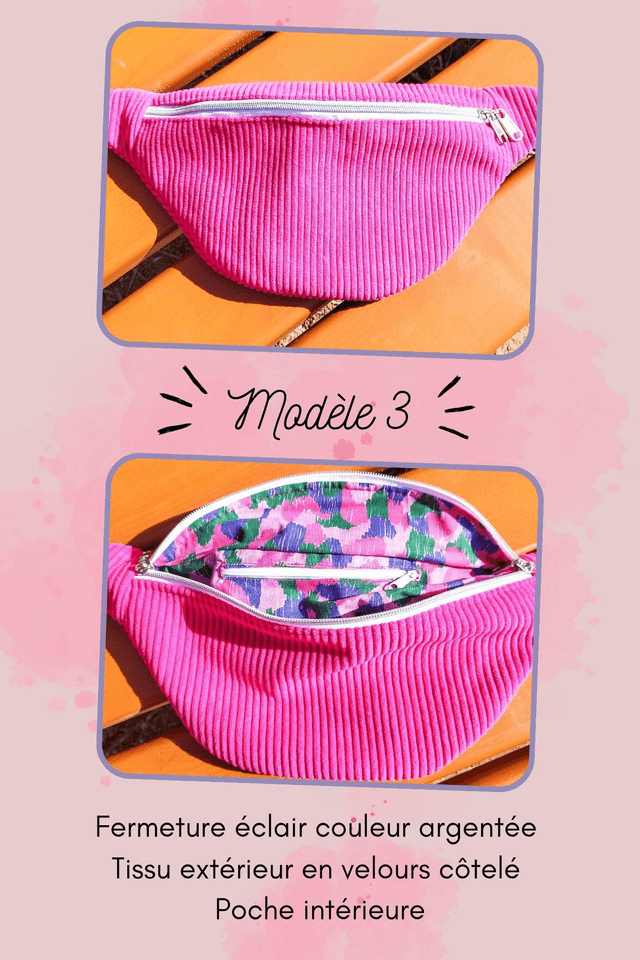 Sac banane fushia