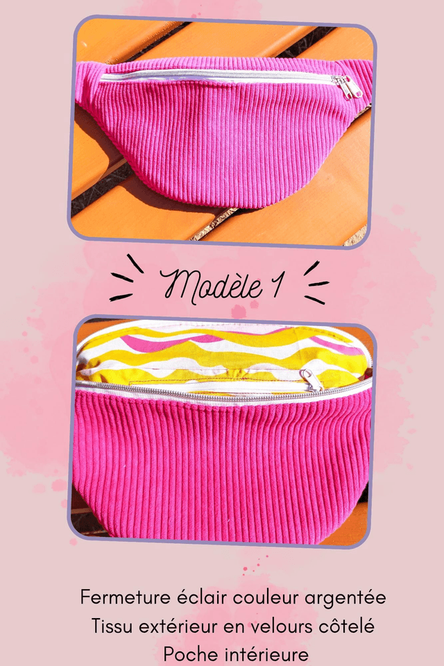 Sac banane fushia