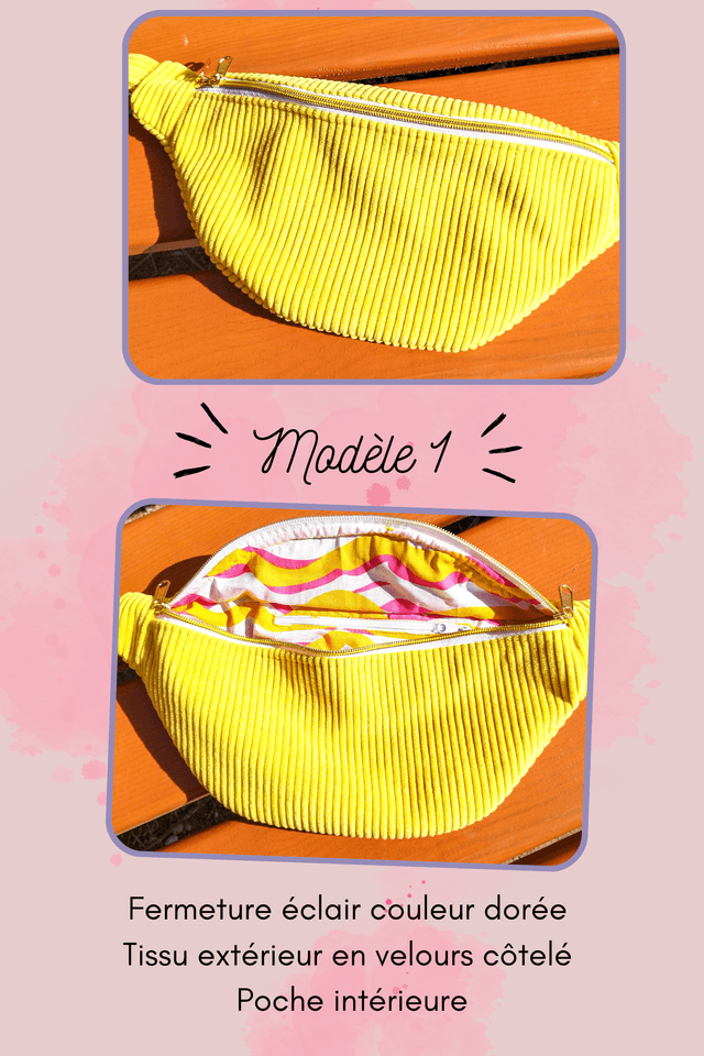 Sac banane jaune 