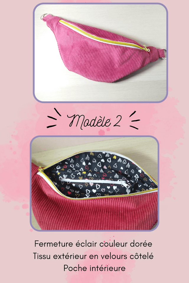 Sac banane rouge