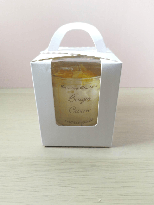 Bougie citron meringué 