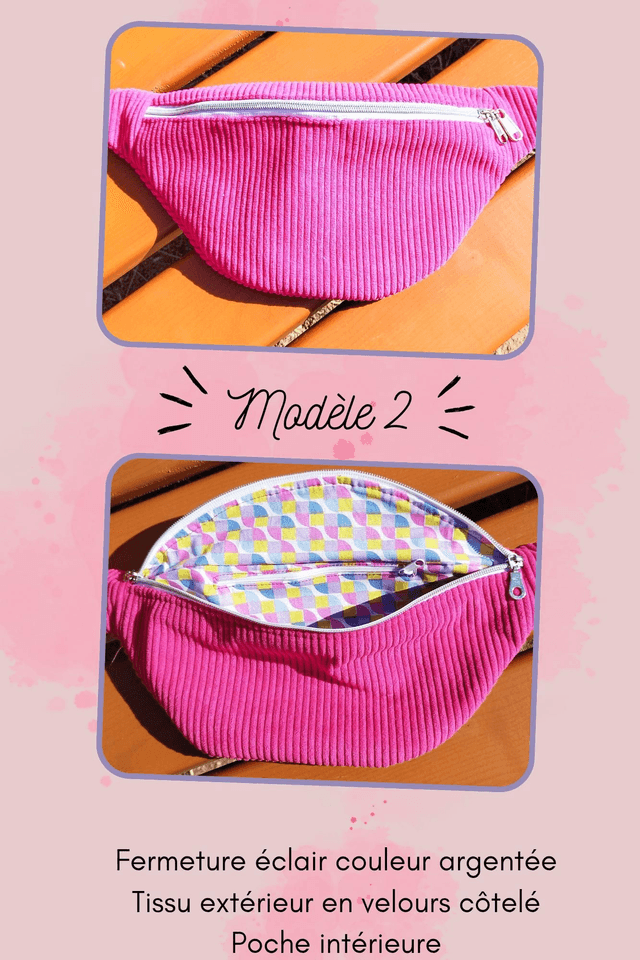 Sac banane fushia